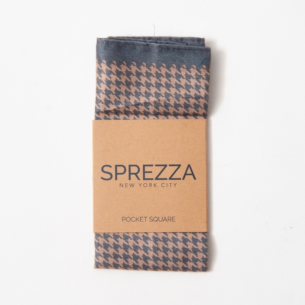 Sprezza NYC Herringbone Pocket Square